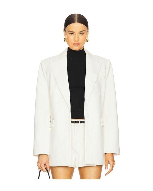 Acadia Blazer En Color Crema Talla En SER.O.YA de color White