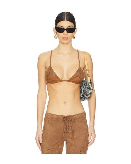 Leslie Amon Natural X Revolve Coyote Ugly Top