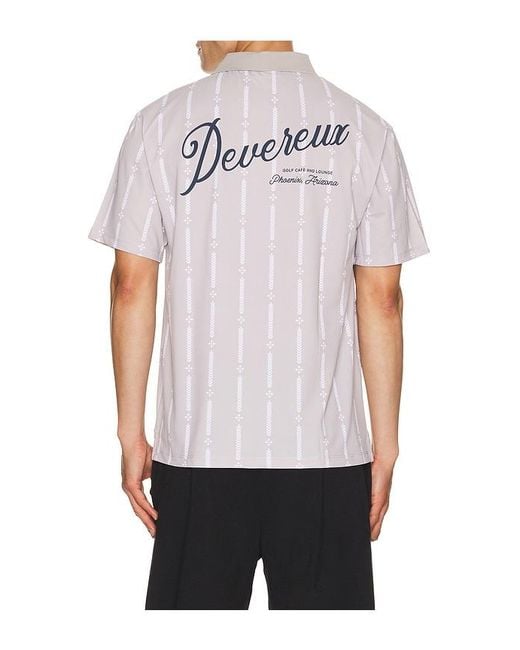 Devereux Golf White The Cafe Polo for men