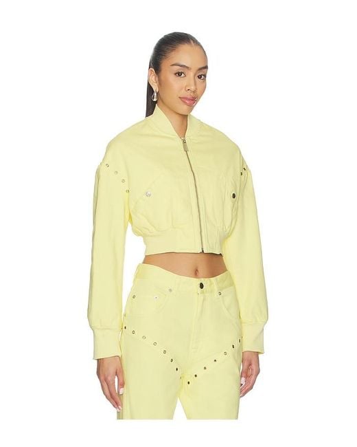 Palmatic Studio Yellow Rebelni Denim Jacket