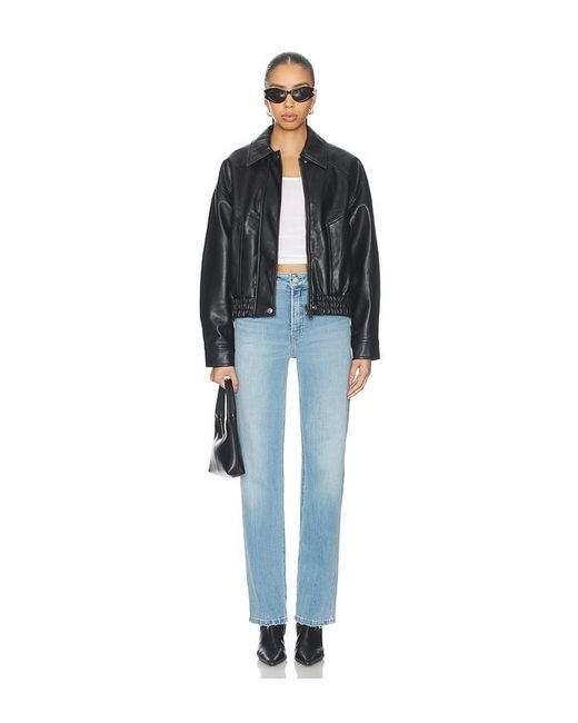 GOOD AMERICAN Blue Good True Straight Jeans