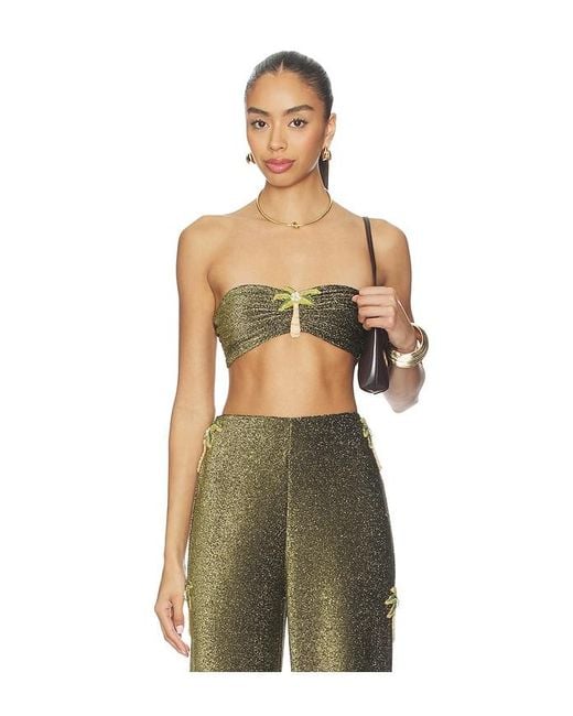 Mariandree Gaitan Green Emily Top