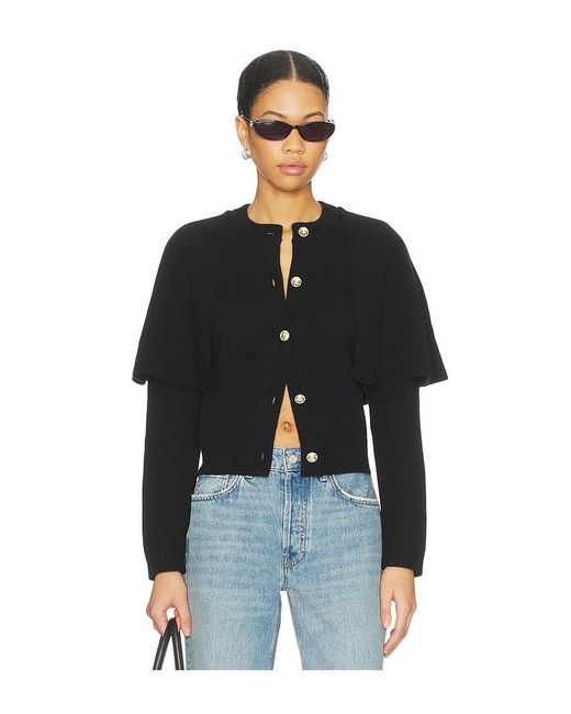 Ba&sh Black Peggy Cardigan