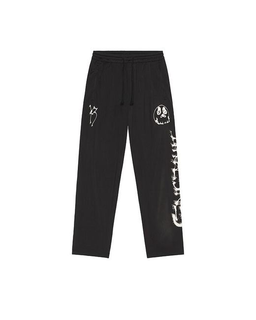 Y-3 Black Gfx Tp Sweatpants for men