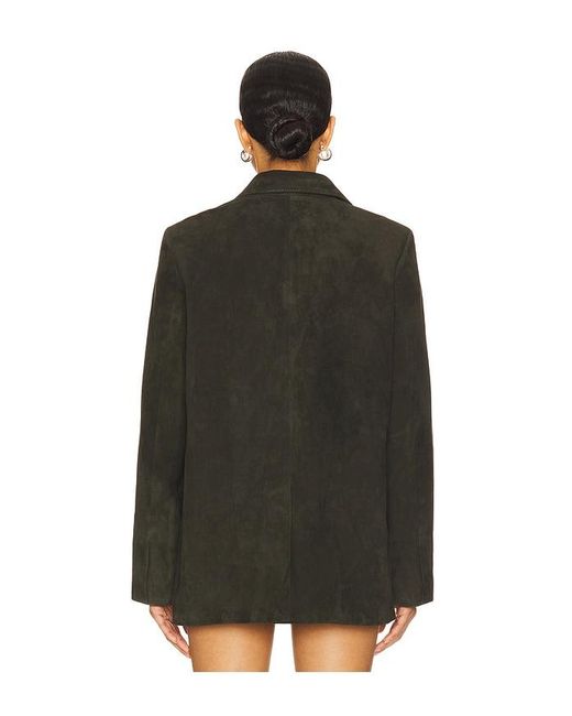 ZUT Black Madalena Suede Blazer
