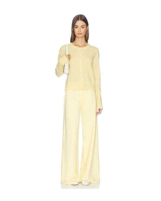 La Ligne Natural Solid Lean Lines Cardigan