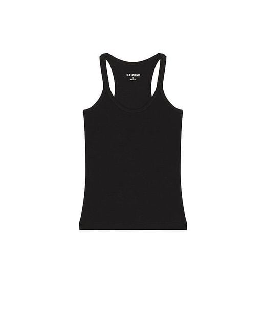 GRLFRND Black Slim Racer Tank
