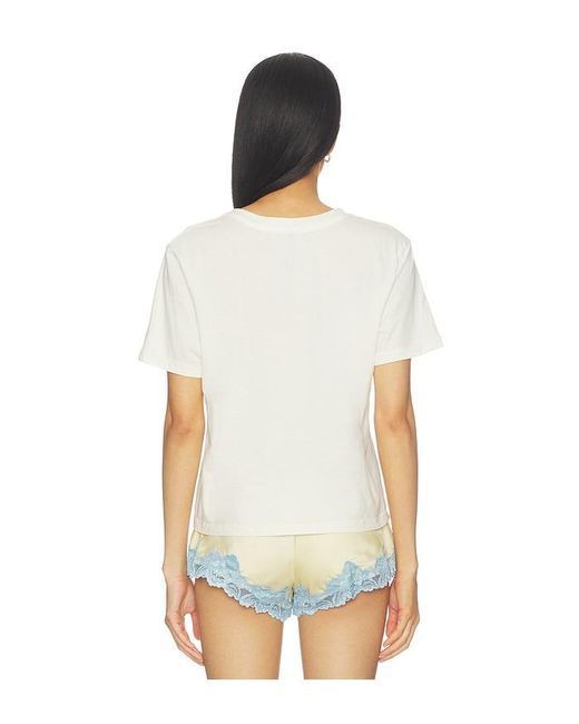 Sunny Somewhere White Seaside Beach Shack Everyday Tee