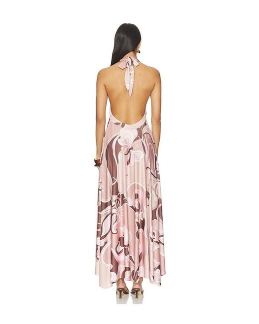 Cin Cin White Lalique Halter Dress