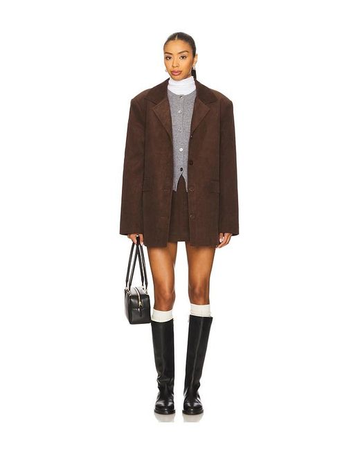 SER.O.YA Brown Hera Blazer