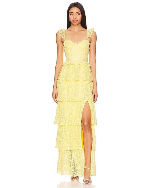 Tularosa Yellow Cantini Maxi Dress