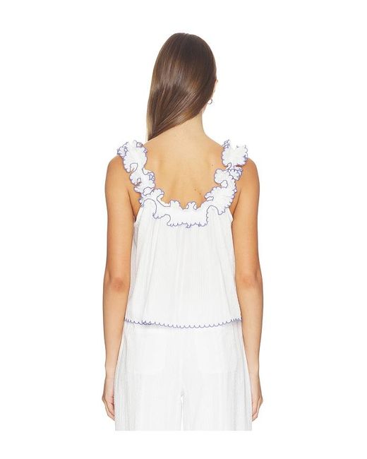 MAJORELLE White Klarissa Top