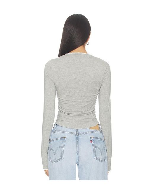 The Line By K White Nero Top