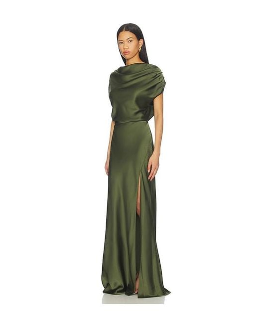 Lovers + Friends Green Liliana Gown