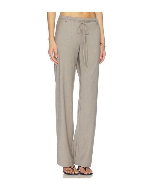 St. Agni Natural 90's Wool Rouleau Minimal Pant