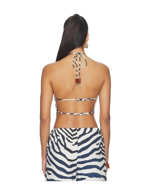 Seven Wonders White Sashia Handkerchief Halter Top