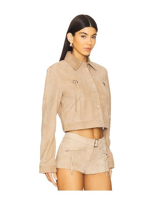 Lamarque Natural X Revolve Luna Cropped Jacket