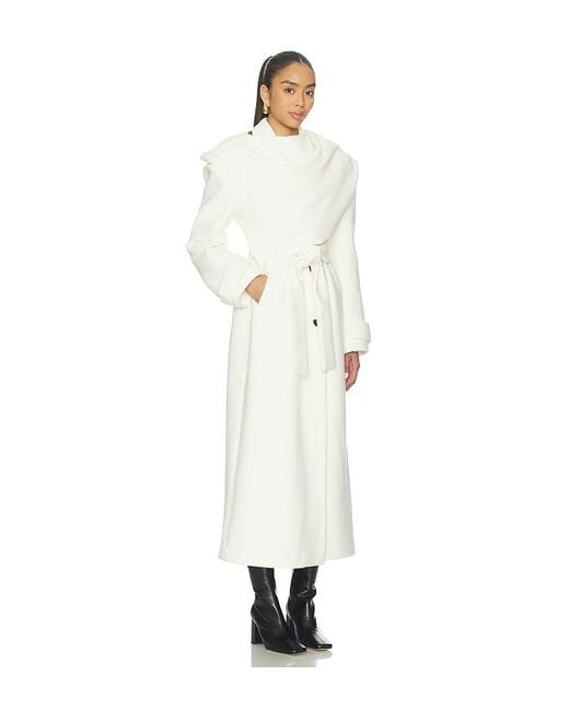 SELMACILEK White Cape Jacket