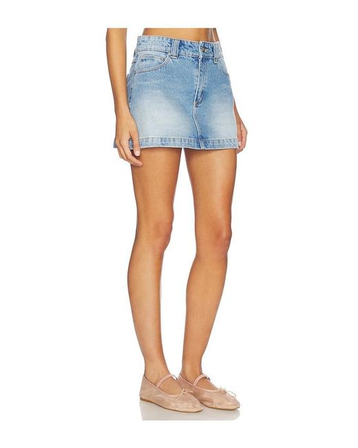 A.Brand Blue Aline Skirt
