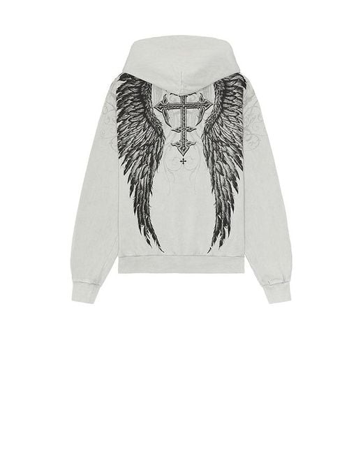 Affliction Hoodie Death in Black für Herren