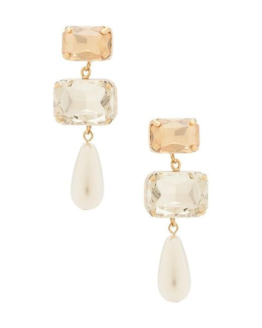 petit moments Natural Alexis Pearl Drop Earrings