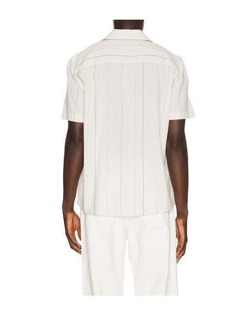 PAIGE White Jacobson Shirt for men