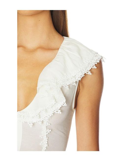 retroféte White Myrth Top