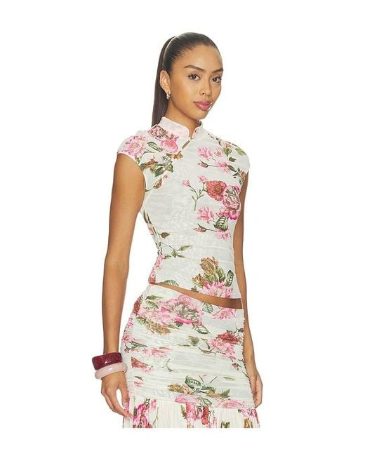 AFRM White Adjoa Top
