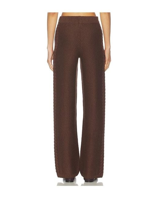 Tularosa Brown Marcella Rib Pant