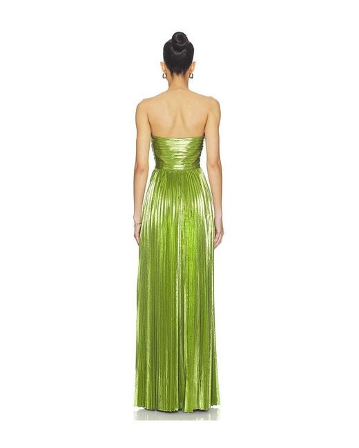 retroféte Green Sevyn Maxi Dress