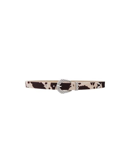 petit moments Natural Slim Modern Faux Fur Rodeo Belt
