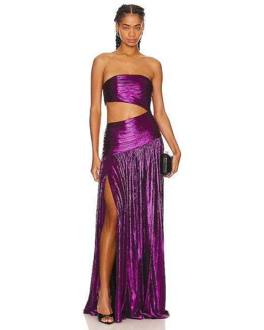 retroféte Purple Kenna Dress
