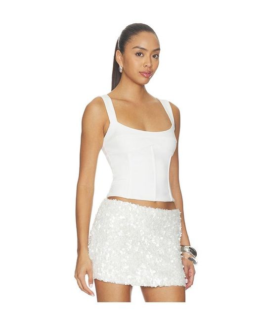 Runaway the Label White Orion Bustier