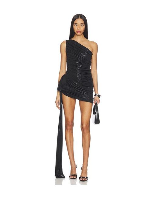 Norma Kamali Women's Black Pickleball Diana Dress With Bow -  gadstruptennis.dk