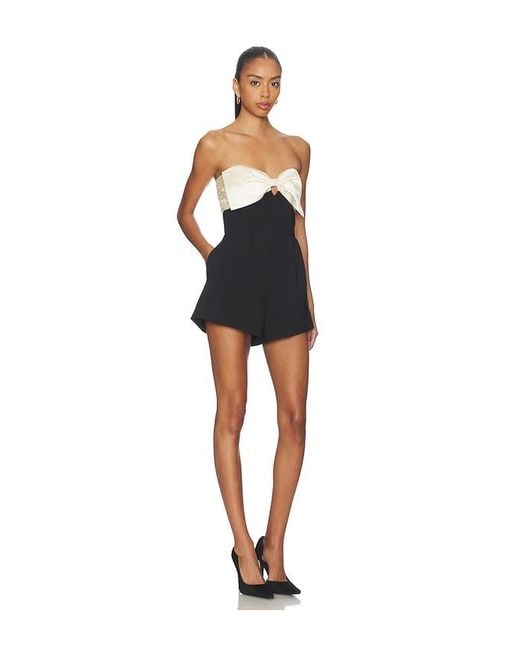Ronny Kobo Black X Revolve Zoe Romper