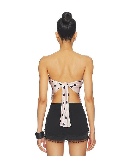 MORE TO COME White Wesson Scarf Top