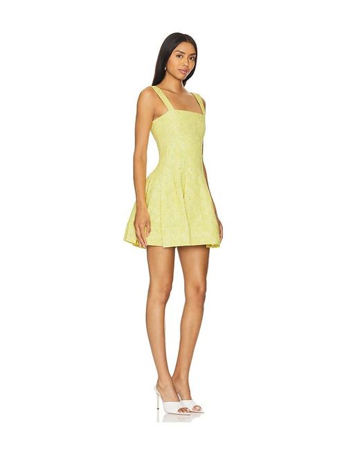 Jonathan Simkhai Yellow Jovie Mini Dress