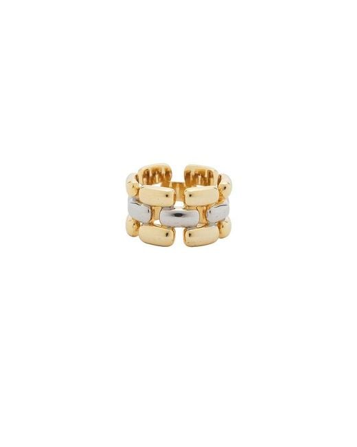 Luv Aj White The Noir Link Ring