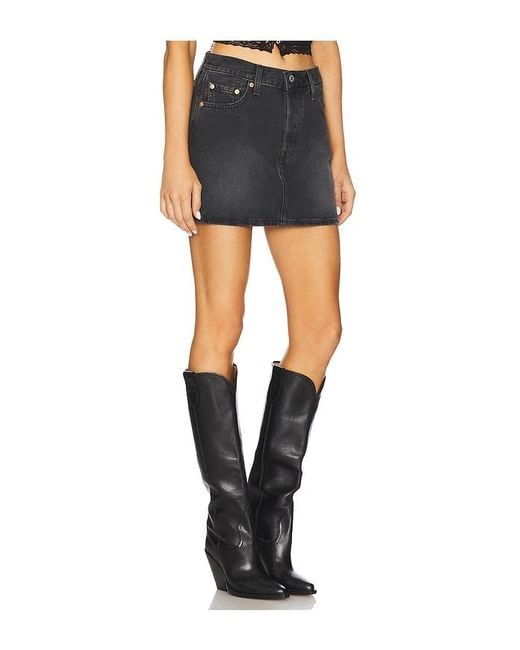 Levi's Black Icon Skirt