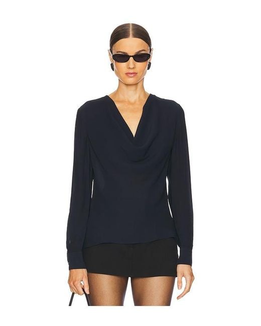 L'academie Blue Panna Blouse