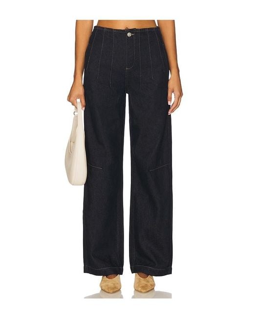 seventy + mochi Black Noah Wide Leg Jeans