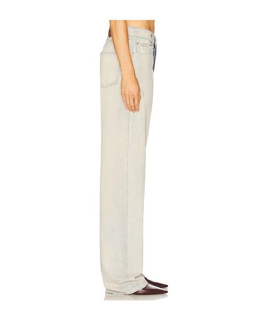 GRLFRND White Bella Low Rise Boyfriend