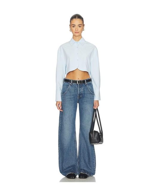 ALL THE WAYS White Tara Button Up Top