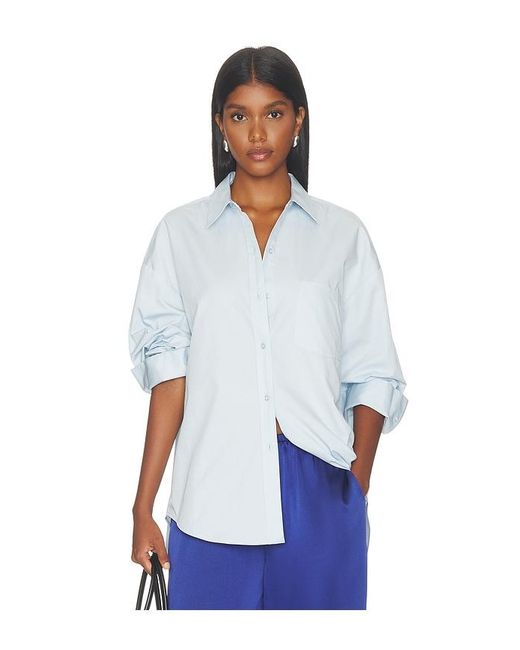 WAO White Poplin Button Up