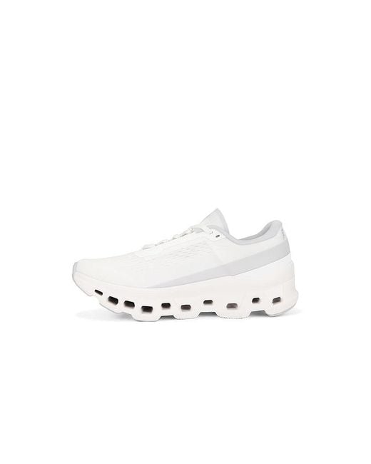 On Shoes White Cloudmster 1 New Editi Sneaker