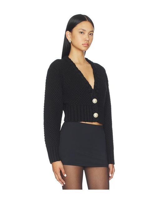 MAJORELLE Black Cardigan Phiala