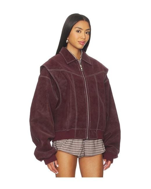 Lioness Red Vista Bomber Jacket