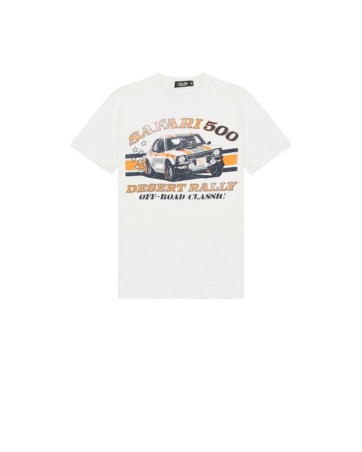 Junk Food White Safari 500 Vintage Tee for men