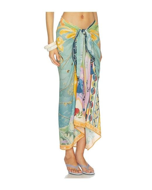 Agua Bendita Multicolor Marine Solstice Sarong