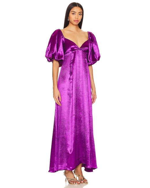 Caroline Constas Enya Gown Purple